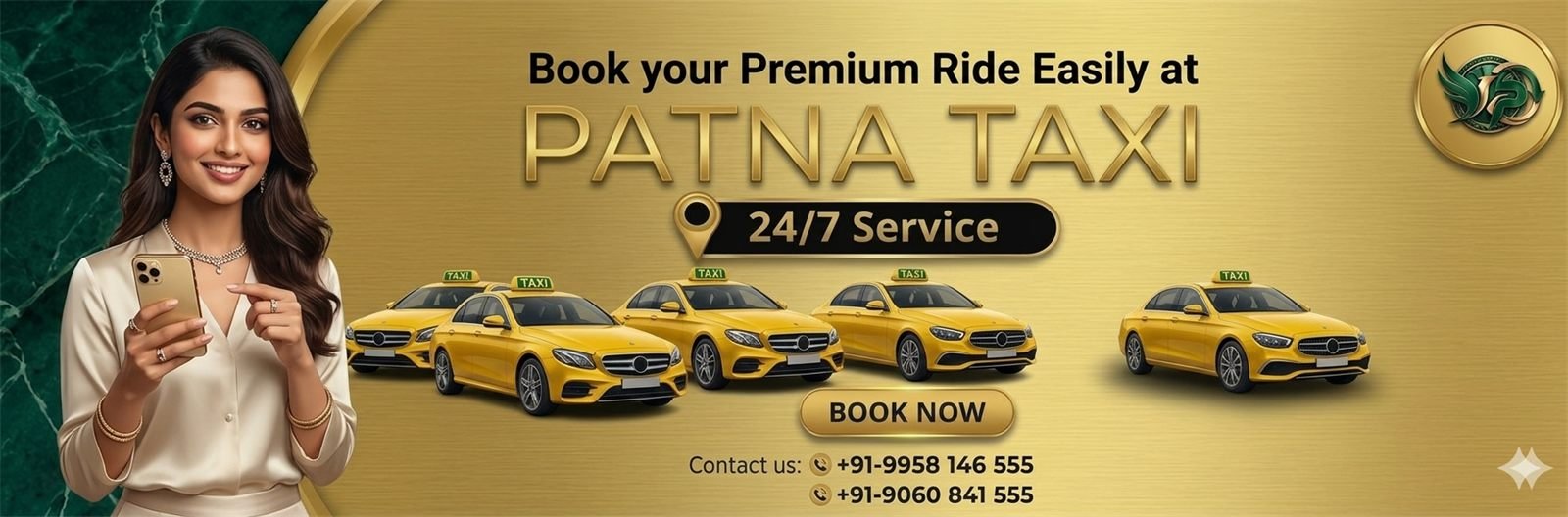Patna Taxi - premium yellow taxi fleet, 24x7 service in Bihar